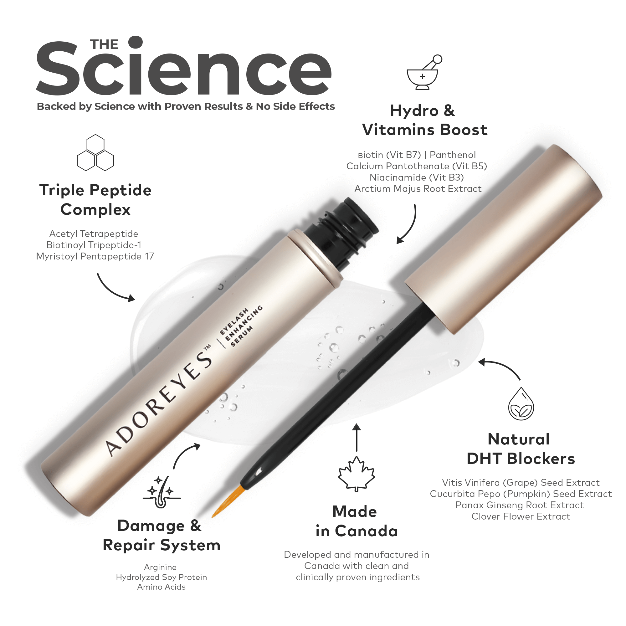ADOREYES Eyelash Growth Serum | 6ml