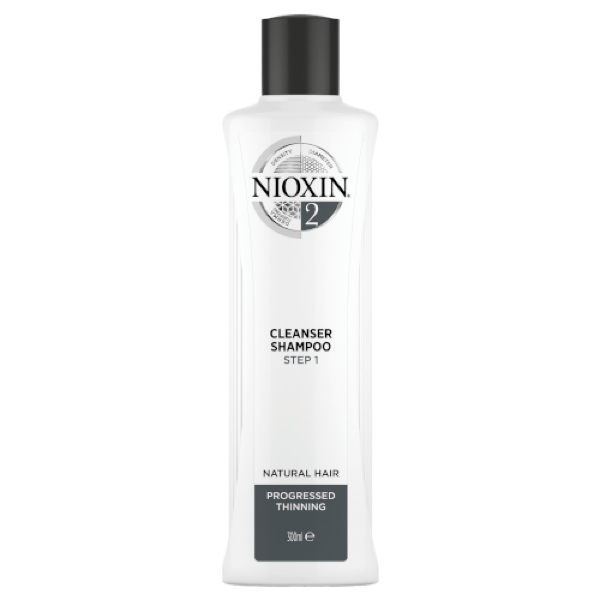 System 2 - Step 1: Shampoo | 300ml (Natural Hair with Progressed Thinning)