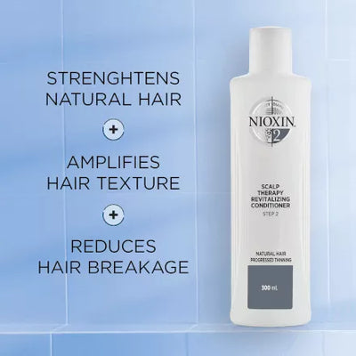 System 2 Scalp Therapy Revitalising Conditioner | Natural Hair with Progressed Thinning | 300ml